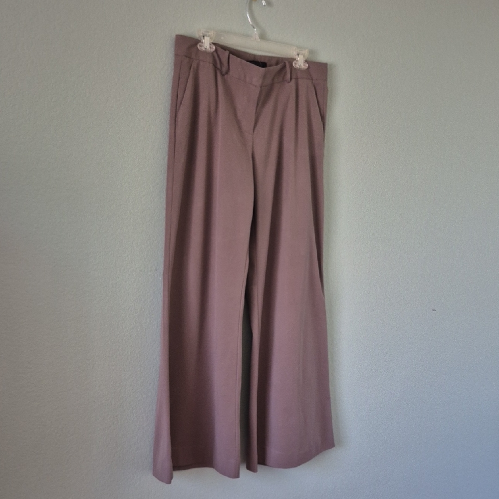 Women's Wide-Leg Trousers in Brown